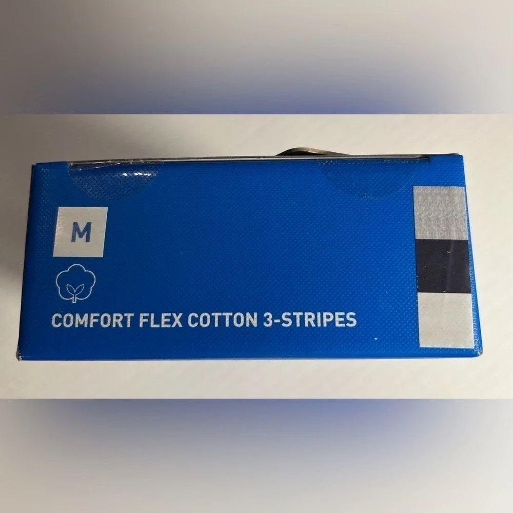 Adidas Originals Mens Comfort Flex Cotton 3-Stripes Briefs 3-Pack Medium 4A1M50